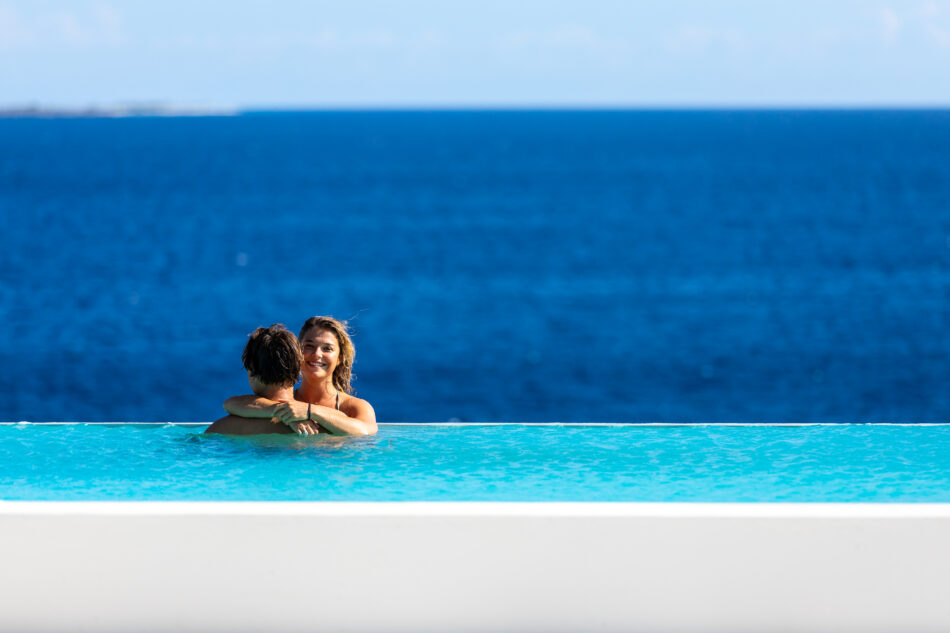 models swimming